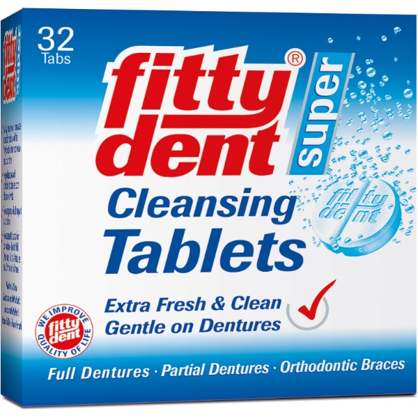 Fittydent Cleansing Tabs 32tablets 