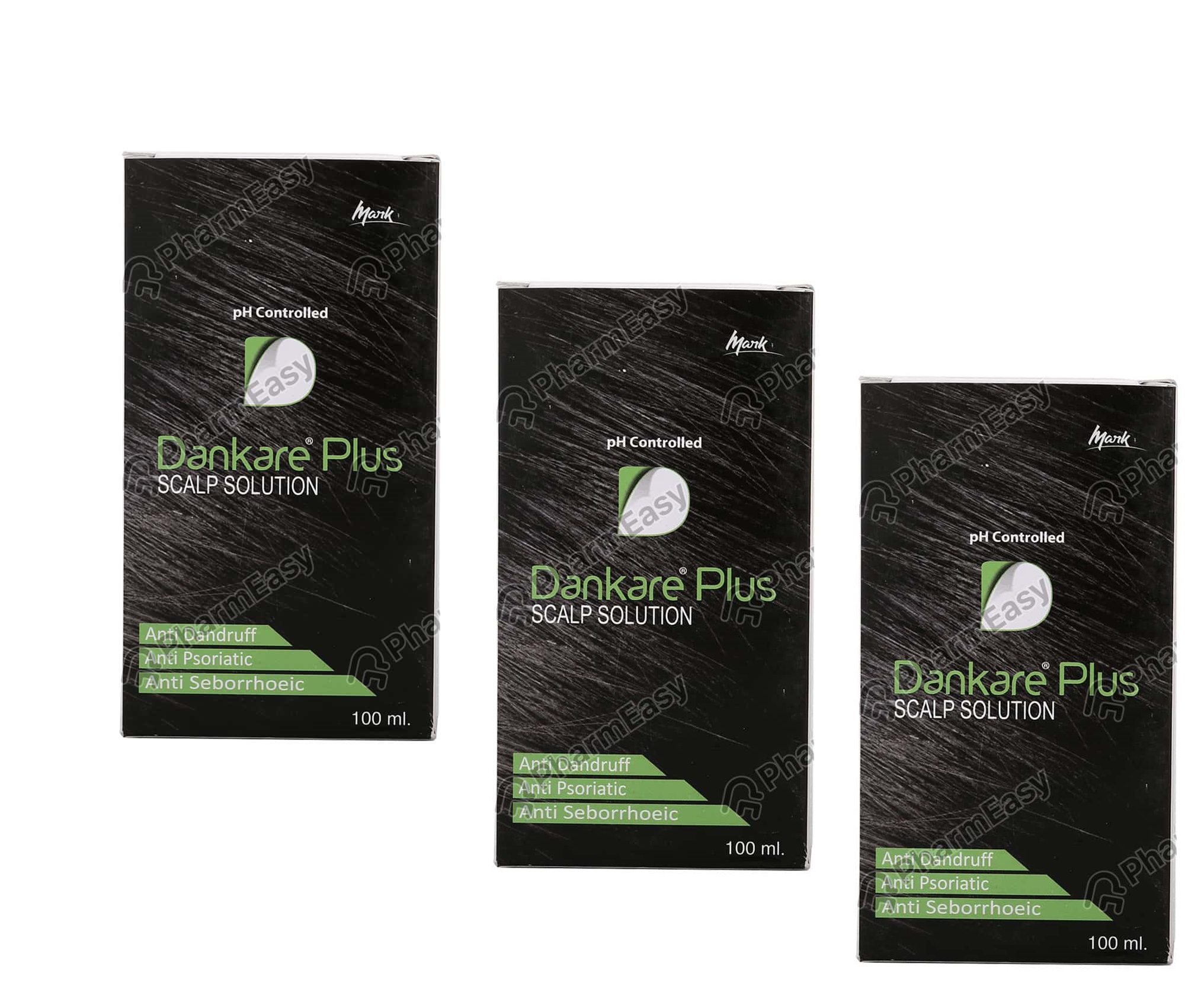 Dankare Plus Scalp Solution 100 ml  pack of 3