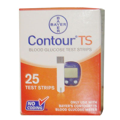 Contour TS Blood Glucose Test Strip 25s