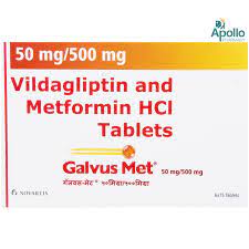 Galvus Met 50mg / 500mg 15 tablets