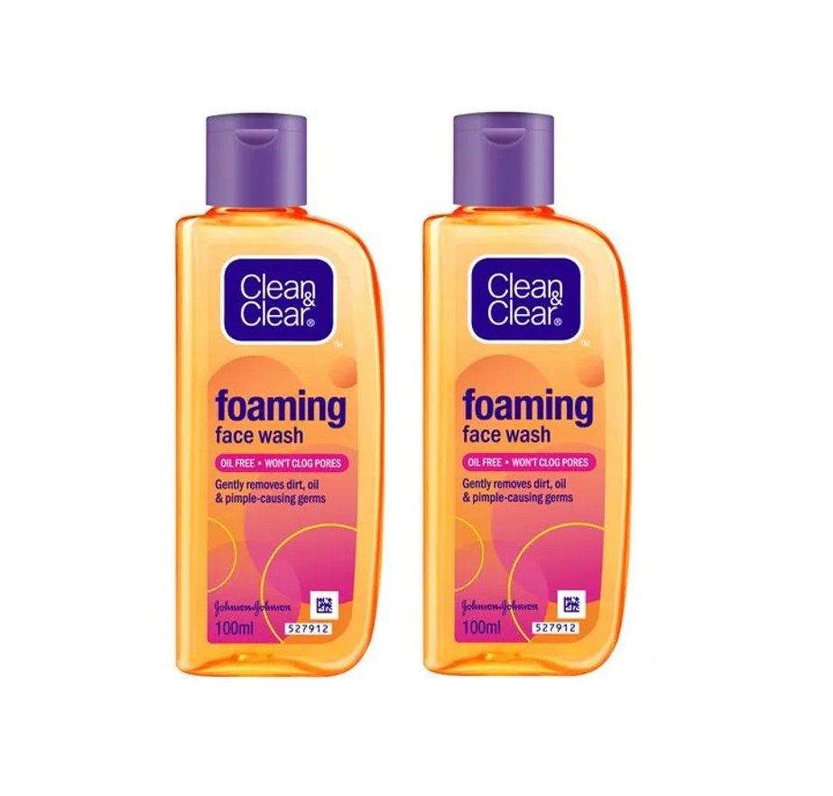 Clean and Clear Foaming Face Wash 100ml Pack Of 2