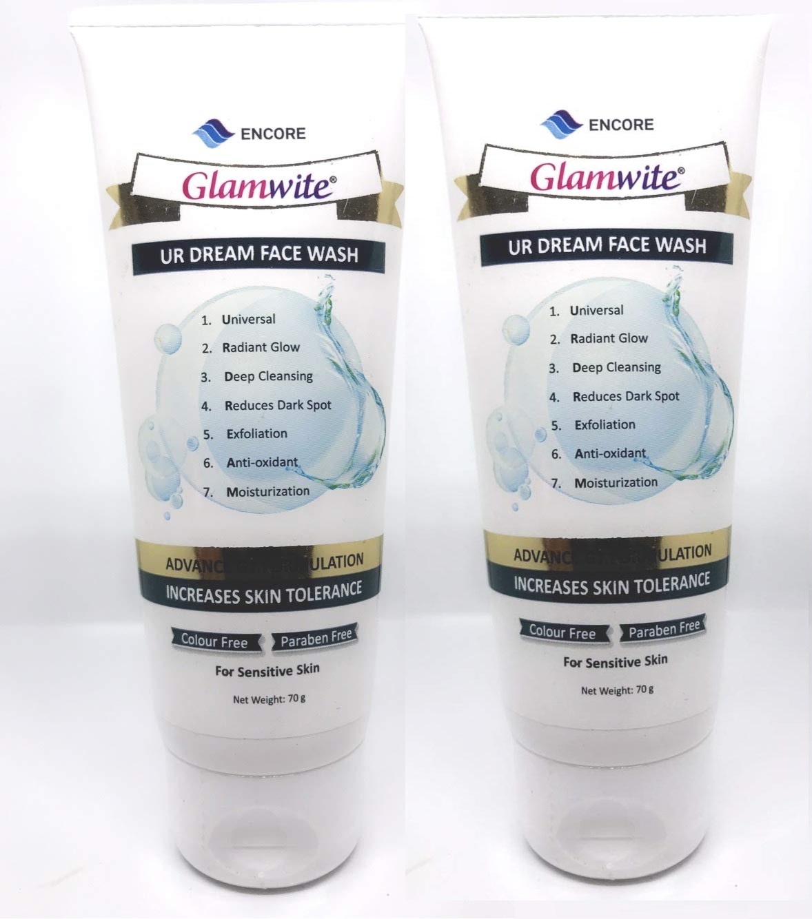 GlamWite  Dream Face Wash 70g Pack Of 2
