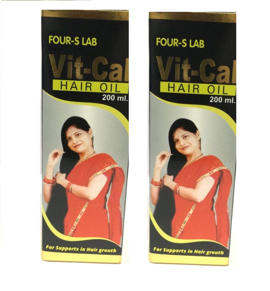 Vit Cal Hair Oil 200ml Pack Of 2