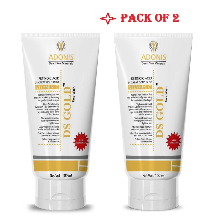 DS GOLD FACEWASH 100g Pack of 2