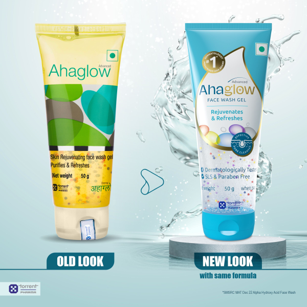 Ahaglow Advanced Face Wash Gel 50gm Pack Of 2