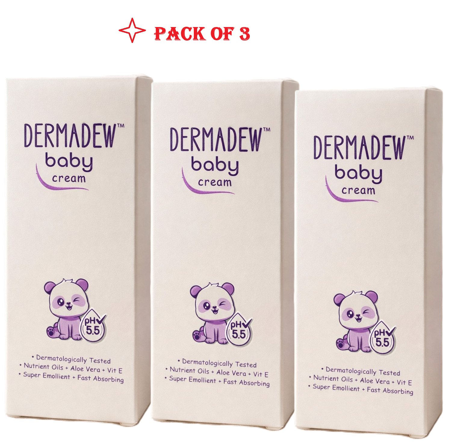 Dermadew Baby Cream 100gm Pack Of 3
