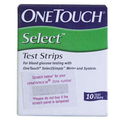 OneTouch Select Simple Strips 10