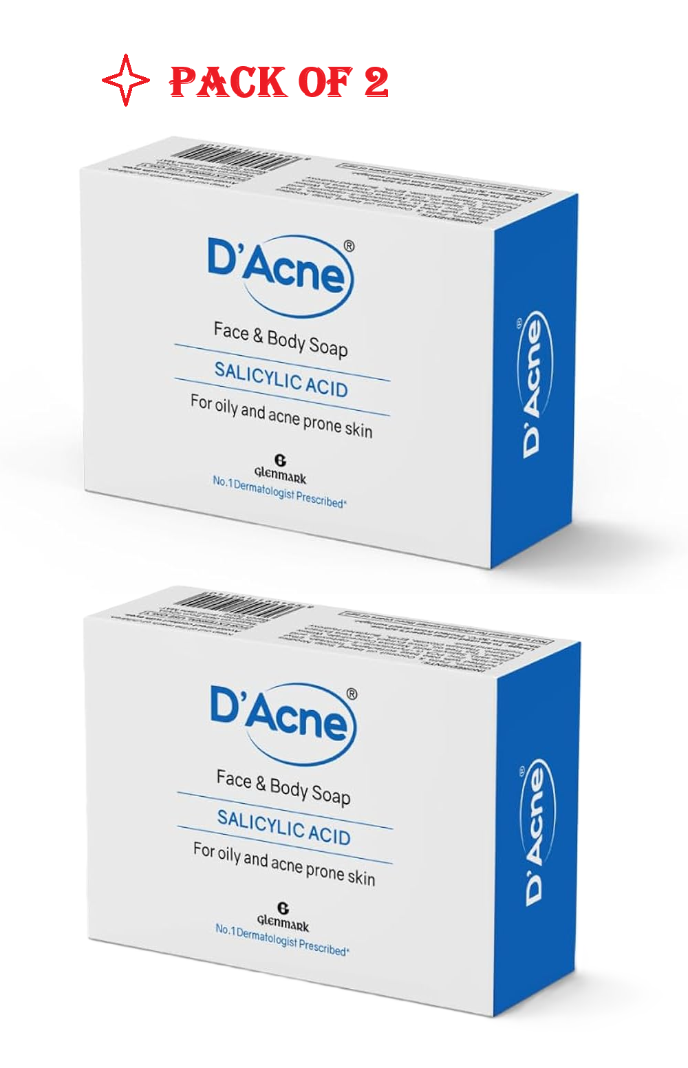 D Acne Soap 75gm Pack Of 2
