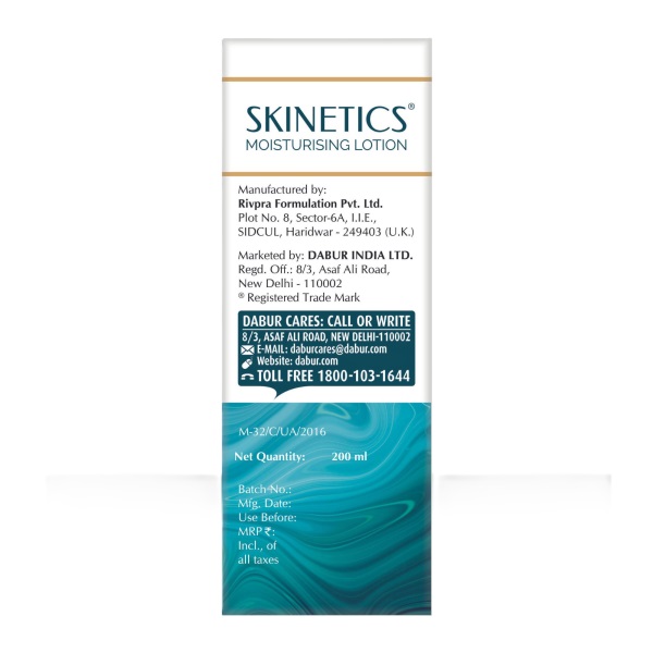 Skinetics Moisturising Lotion 200ml Pack Of 2