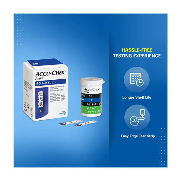 Accu-Chek Aviva Test Strips, 50 Count