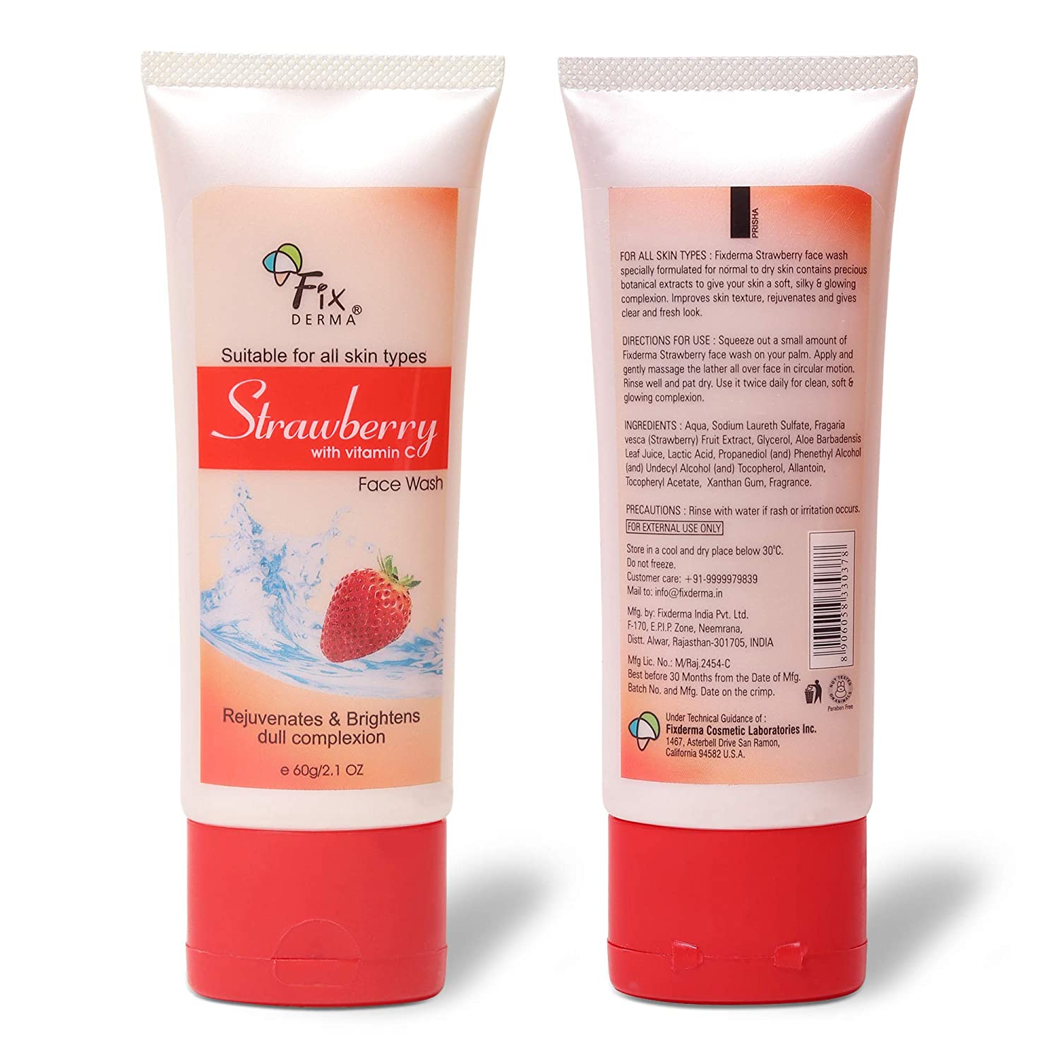 Fixderma Strawberry Face Wash