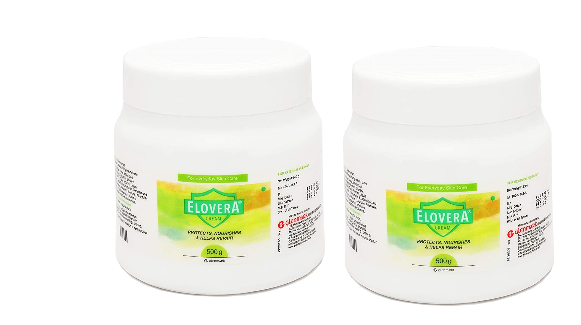 Elovera Cream 500gm Pack Of 2