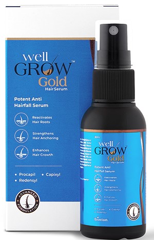 Well Grow Gold Anti-Hairfall Hair Serum 30ML