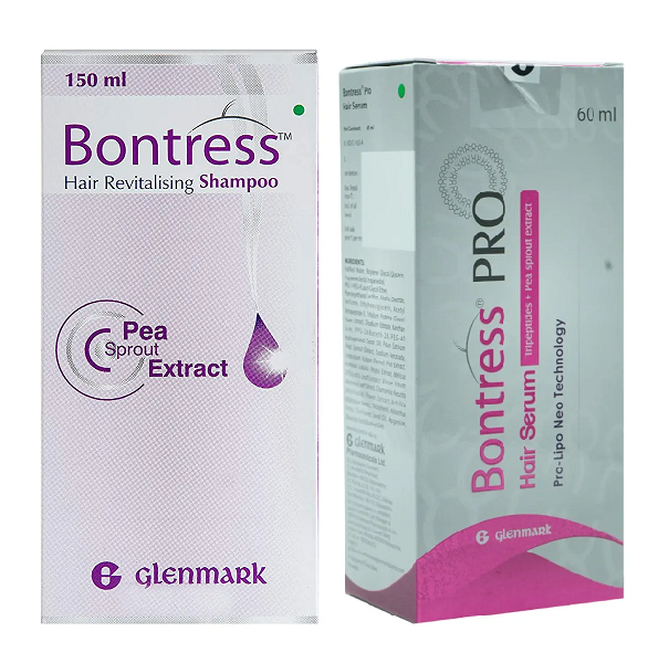 Bontress Hair Shampoo - 150ml  With Pro Hair Serum - 60ml Combo
