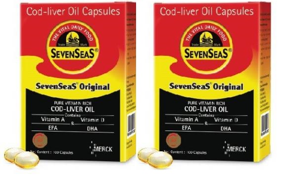 SEVENSEAS COD LIVER OIL Capsules Pack Of 2