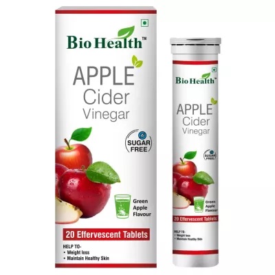 Bio Health Apple Cider Vinegar Effervescent Tablets - 20 tablets