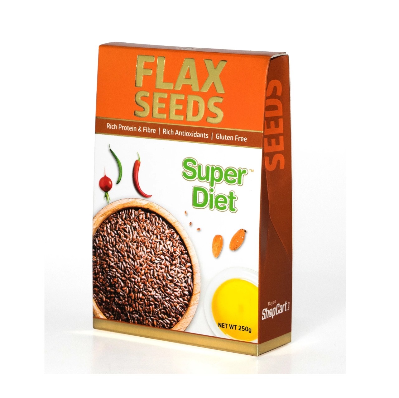 FLAX SEEDS SUPER DIET 250GM Pack Of 2