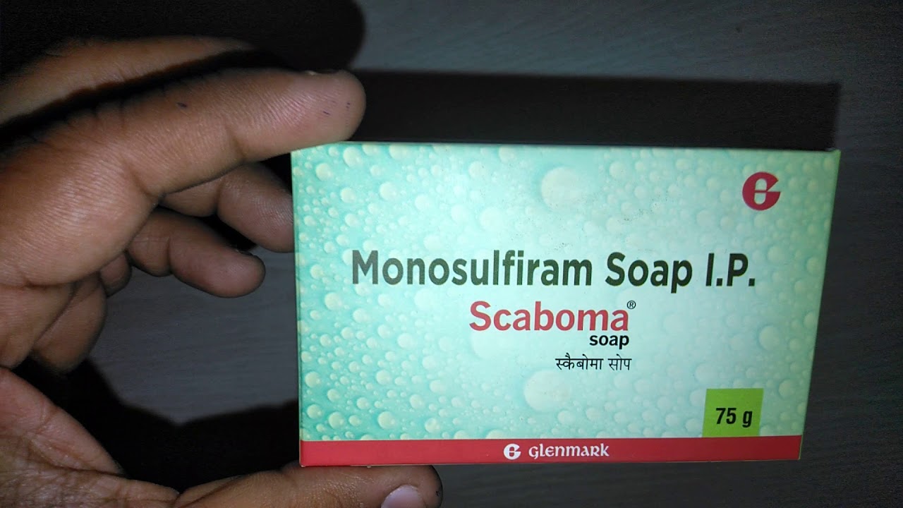 Monosulfiram soap I P Scaboma soap 75g pack of 4