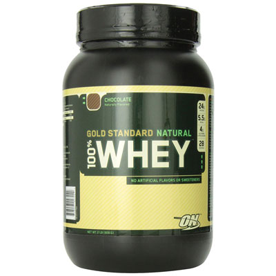 Optimum Nutrition  Whey Gold Standard Natural Whey  2 lbs Natural Chocolate