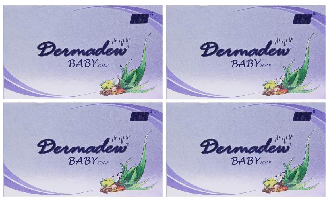 Dermadew Baby Soap 75g Pack Of 4