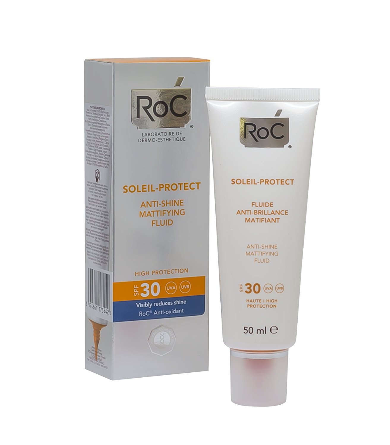 RoC SoleilProtect AntiShine Mattifying Fluid SPF 30