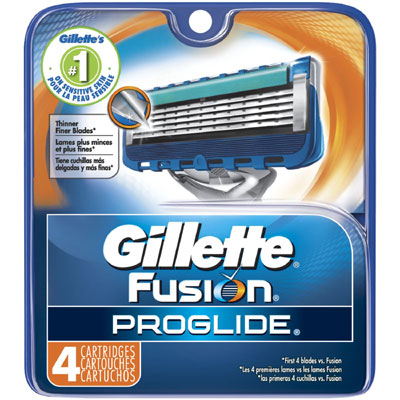 Gillette Flexball Fusion ProGlide Blades  4 Cartridg