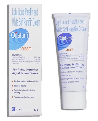 Buy Oilatum Light Liquid paraffin and White Soft Paraffin Cream 40g Online  - HealthurWealth