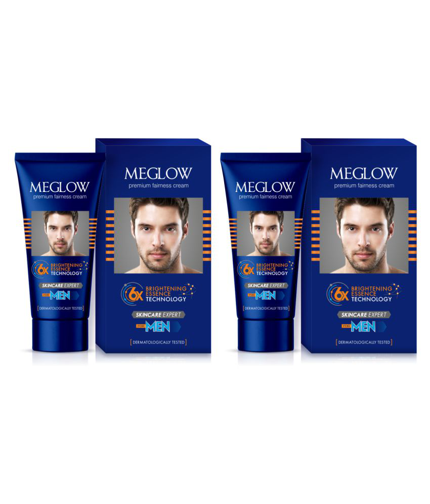 Meglow Fairness Cream For Men 50gm Pack Of 2