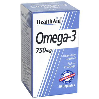 Health Aid Omega 3 750 mg Caps