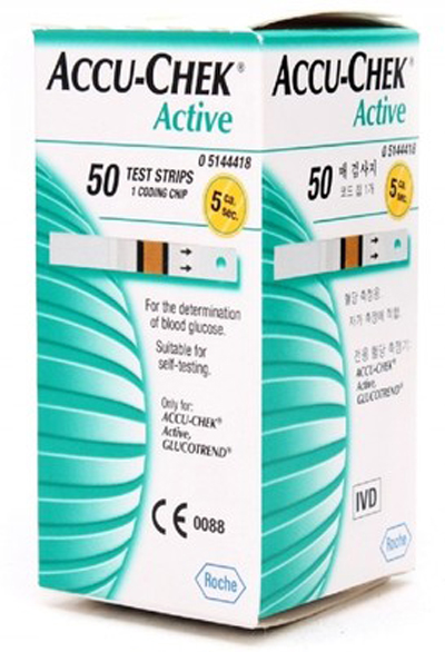 Accu Chek Active Strips 50s