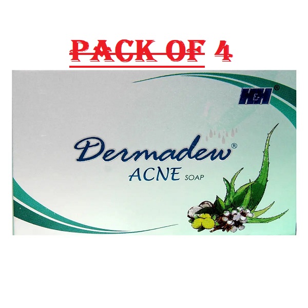 Dermadew Acne Soap 75gm Pack Of 4