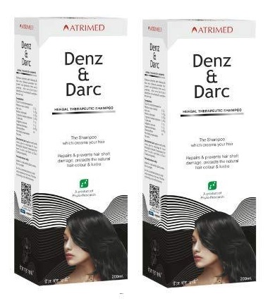 Denz And Darc Hair Shampoo 200ml  Pack Of 2