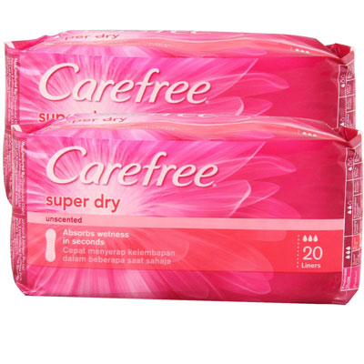 Care Free Super Dry Absorbs wetness  Pack Of 2