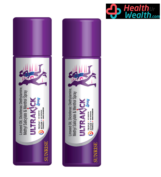 Ultrakick Spray 75ml pack of 2 