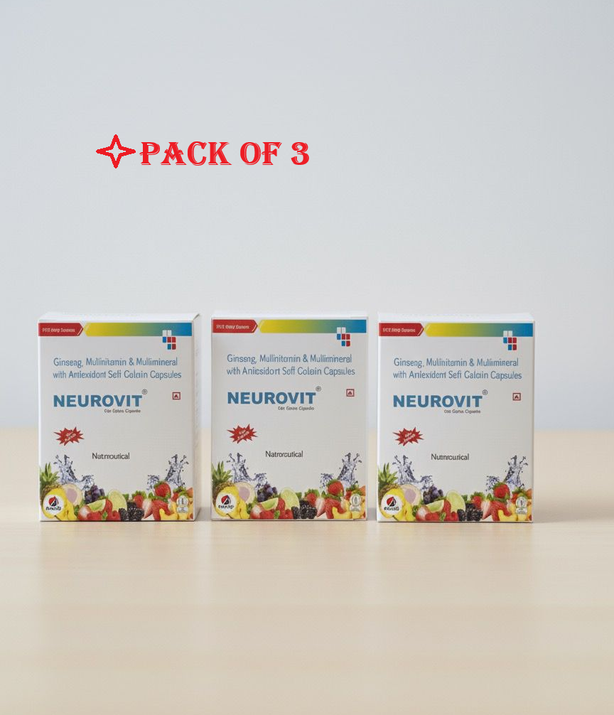 Neurovit Softgel Capsule pack of 3