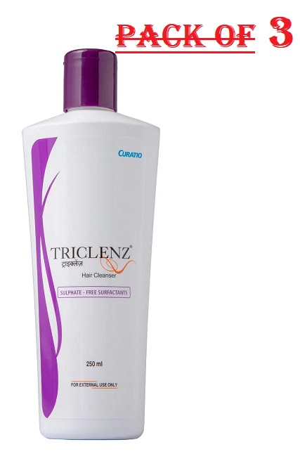 Triclenz Hair Cleanser 250ml Pack Of 3