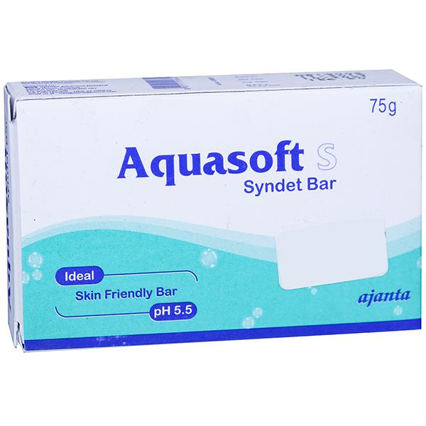 Aquasoft Syndet Soap, 75 gm PACK OF 2