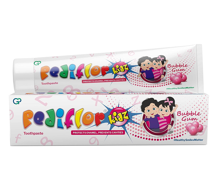 Pediflor Kidz Toothpaste 70gm (Bubble Gum)