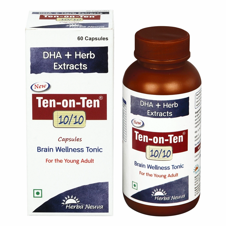 Ten-On-Ten Brain Wellness 60 Capsules