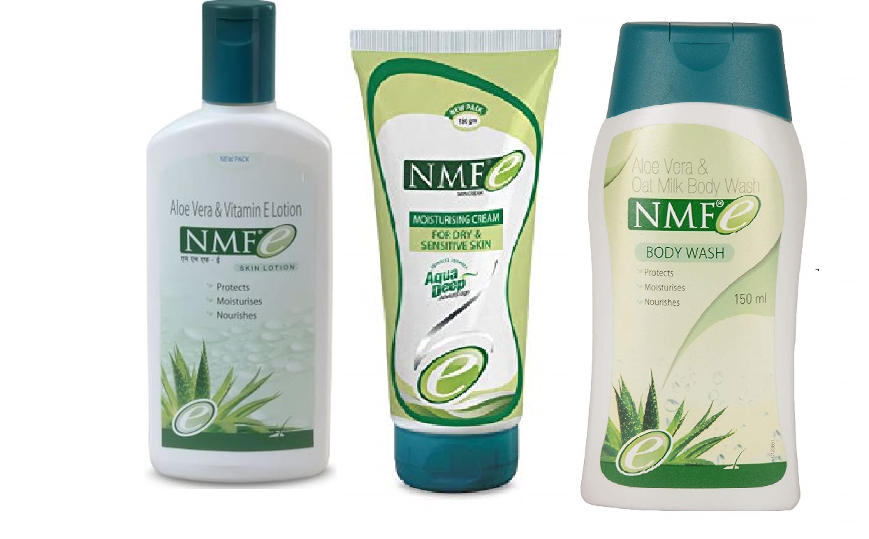 NMF e moisturising cream 150gm ,Daily Moisturising Lotion 200Ml , Daily Moisturising Body Wash 150ml