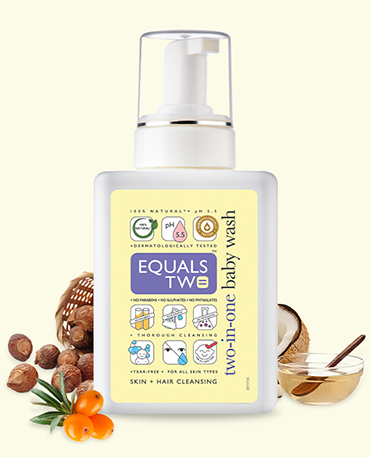 Equals Two Two-in-One Baby Wash 500ml