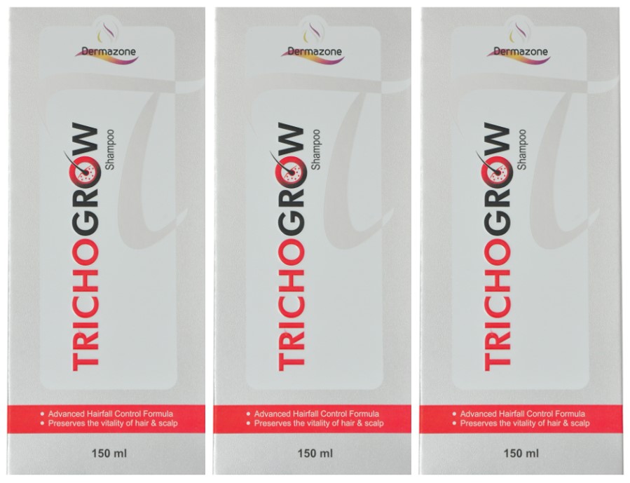 Trichogrow Shampoo 150ml Pack Of 3 