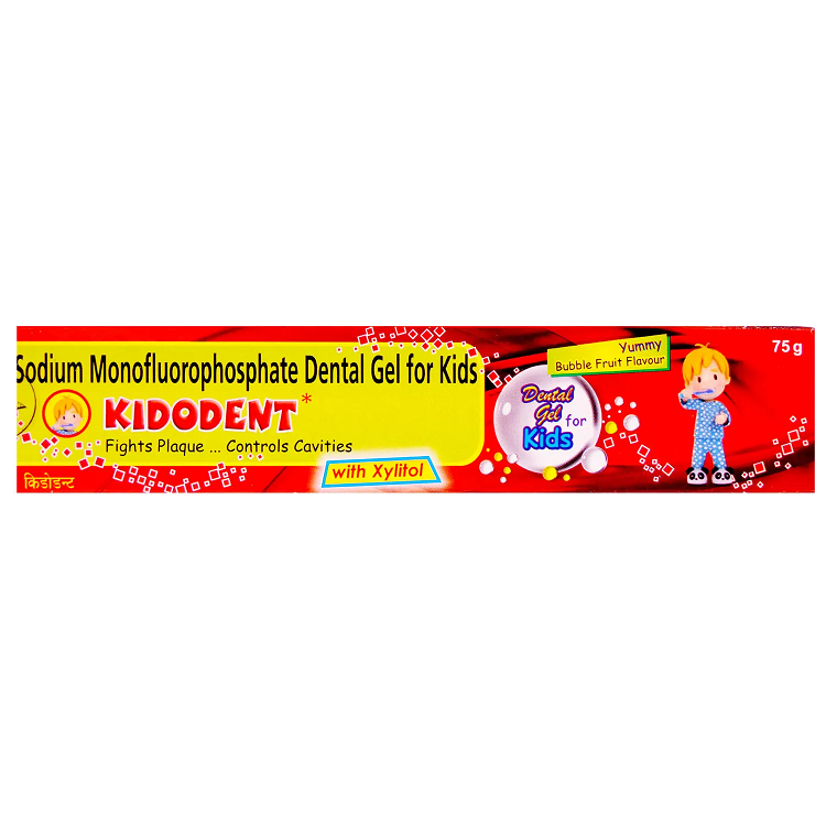 Kidodent Bubble Fruit Flavour Kids Toothpaste 75gm