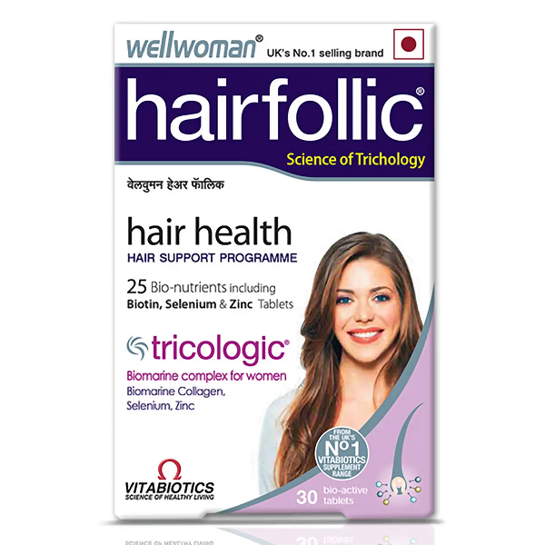 Wellwoman Hairfollic Hair Supplement 30 Tablets