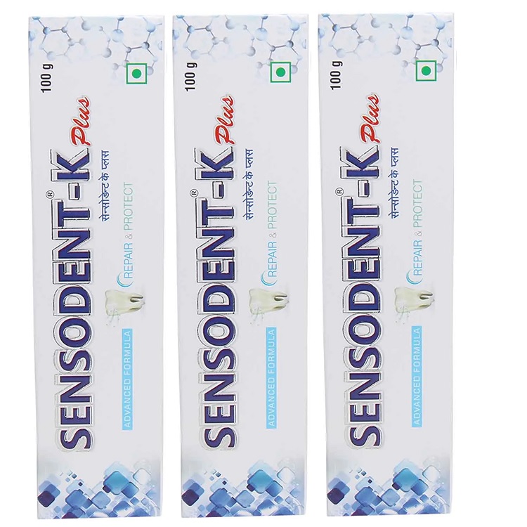 Sensodent-K Plus Toothpaste 100gm Pack Of 3