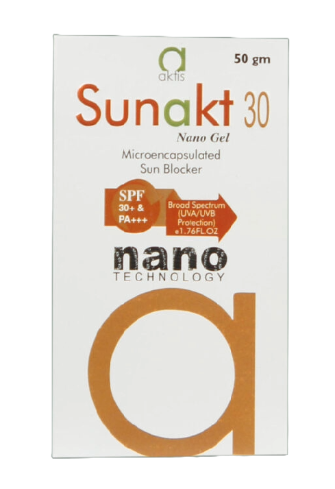 Sunakt 30 Sunscreen Nano Gel 50gm 