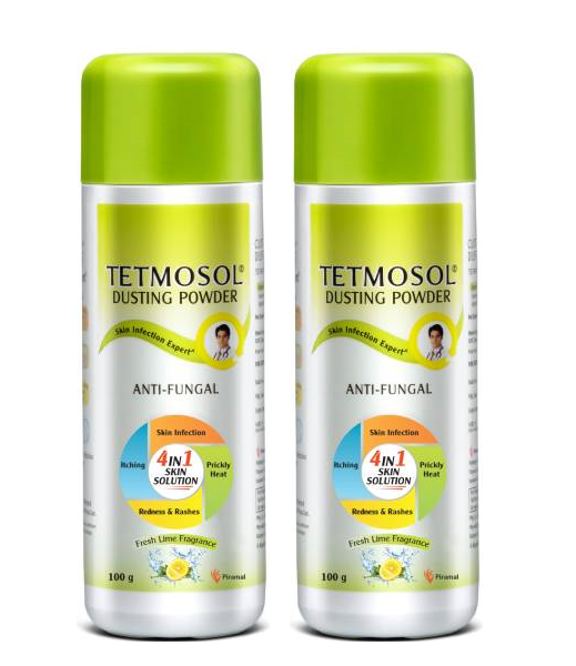 Tetmosol Dusting Powder 100gm Pack Of 2