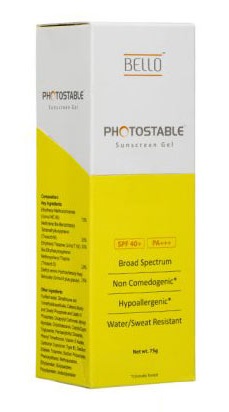  Bello Photostable Sunscreen Gel SPF 55  50gm