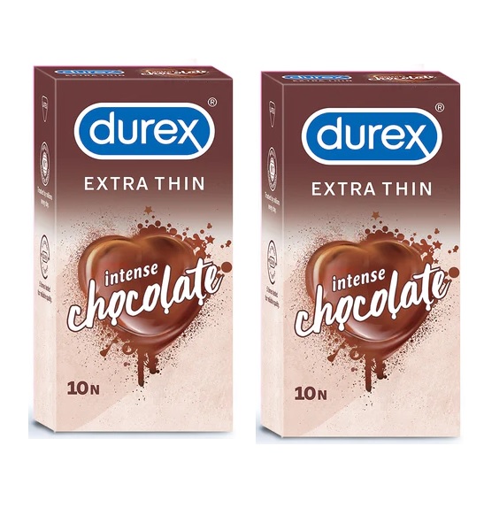 Durex Chocolate Flavoured - 10 Condoms Pack Of 2
