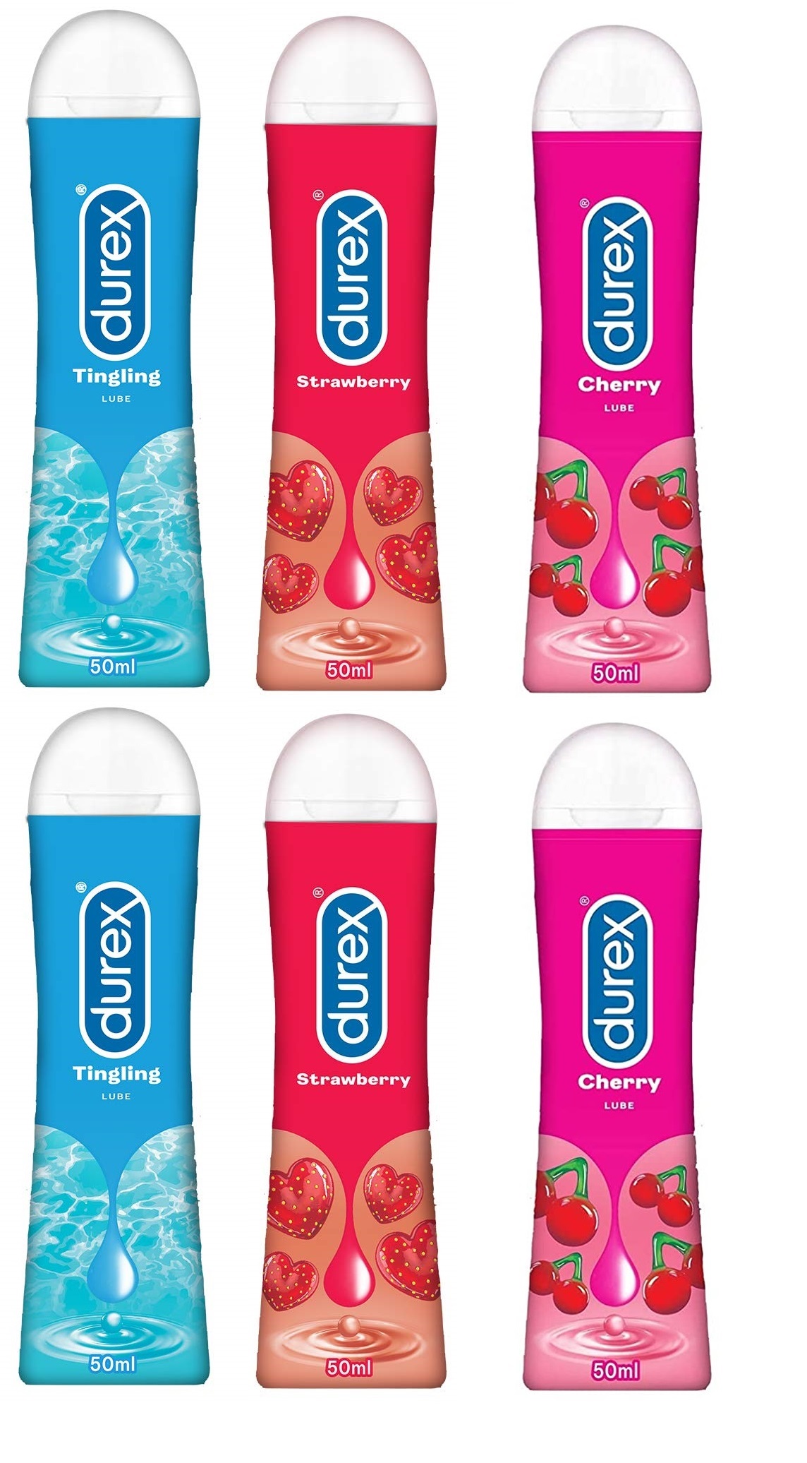 DUREX Play combo of 3X2 Lubricant  (50 ml)